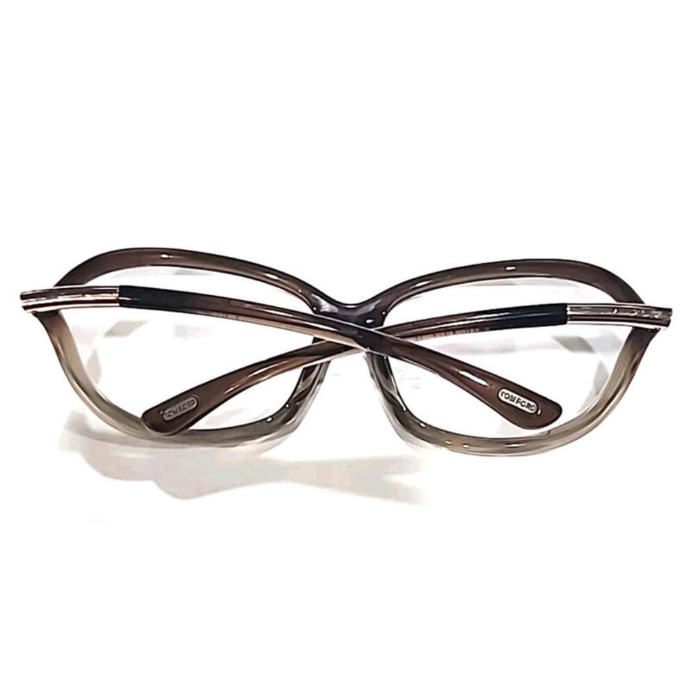 Tom Ford TF8 38F No Lenses Brown Butterfly Wrap Sunglasses Frame 61-16 120 - Picture 8 of 11